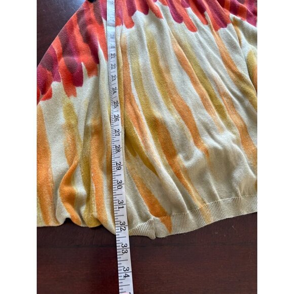 Dor Dor Couture Boho Open Front Cardigan Wrap Vest Size Medium - Picture 11 of 12